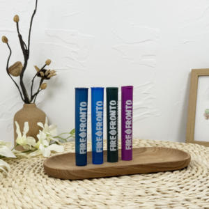 Embalaje de tubo de plástico de color personalizado de 116mm con tapa a prueba de niños Pop Top Tube - Product Image 5