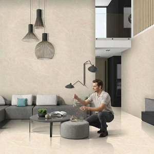 Carreaux de porcelaine en travertin Marquina Crema 800x1600mm dalle de mur et de sol extérieurs pour les projets de centre commercial de salle de bain de hall extérieur - Product Image 1