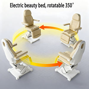Cama de Masaje Facial Eléctrica de Lujo para Spa, Salón de Belleza, <span class=keywords><strong>Hotel</strong></span> y Dormitorio, Plegable con Patas y Respaldo Ajustables - Product Image 5