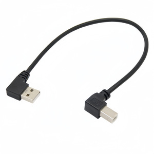 <b>Usb</b> <b>Printer</b> <b>Cable</b> 90 Degree Right Angle Male To Male Data Connection <b>Cable</b> <b>For</b> <b>Printer</b> - Product Image 1