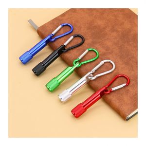 Fashion Metal Mini Aluminum Alloy Flashlight Bright <b>Keychain</b> Custom Logo <b>Keychain</b> Walking Light <b>Keychain</b> Bag Pendants Keyrings - Product Image 1