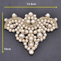 Patchs brodés à coudre, strass, appliques de perles, motifs de sequins, perles, DIY, chaussures à talons hauts, fleurs, vêtements, accessoires de chapeaux