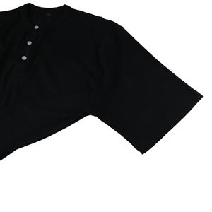 <span class=keywords><strong>Polo</strong></span> in pile spazzolato a righe double-face da <span class=keywords><strong>uomo</strong></span>, abbigliamento casual ecologico - Product Image 4