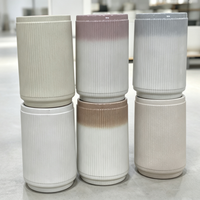 Grand pot en céramique pour plantes, pot en céramique durable pour balcon, pot en céramique de plusieurs couleurs pour jardin