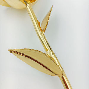 Valentines Day Gift <strong>Dipped</strong> Gold Color Plated Flower Rose With Gift Box for Girl Friend - Product Image 3