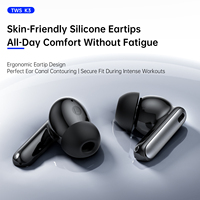 Écouteurs tactiles sans fil TWS avec 6 micros et ANC, chipset JL, Bluetooth 5.3, intra-auriculaires, pour le sport et le gaming