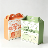 Caja de Comida para Llevar, Personalizada, de Alta Gama, Biodegradable, de Papel Kraft, con Laminado Mate, Segura para Contacto con Alimentos, Autoarmable, para Café, Vodka, Jugo