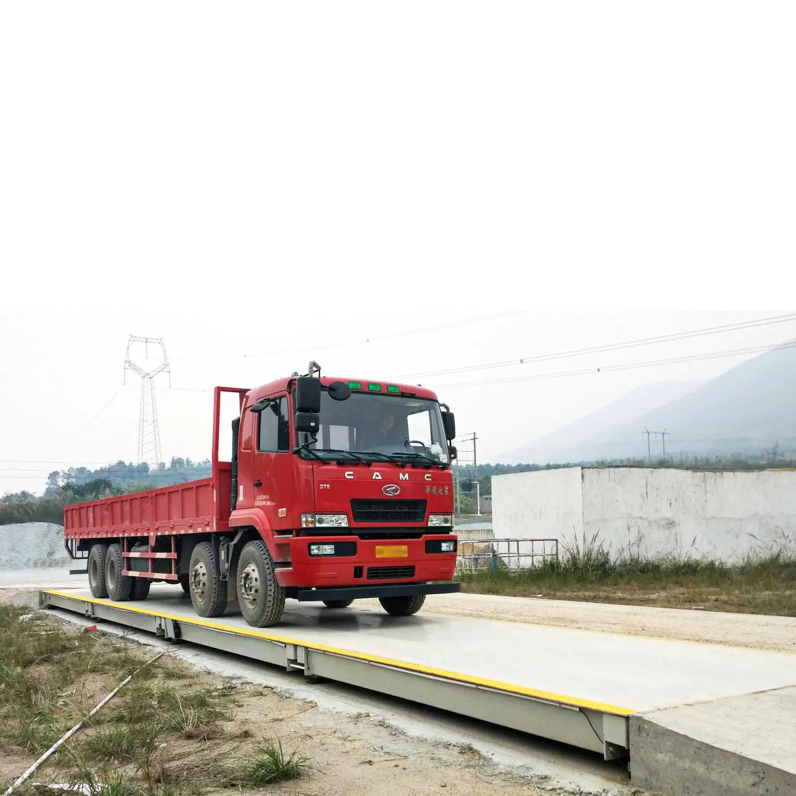 Pont de pesée de Type fosse de véhicule lourd de 80 tonnes