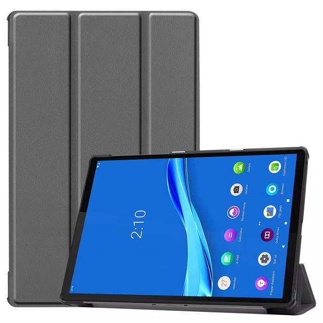 Leather Flip Case for Lenovo Tab M10 FHD Plus 10.3 Inch TB-X606F TB-X606X Hard Shell Magnetic Sleep/Wake Smart Cover