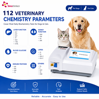 Sistema de Química Veterinaria Semiautomatizado Compacto Sinothinker, Analizador de Sangre para Perros y Gatos, Pantalla Táctil a Color de 7 Pulgadas para Clínica Veterinaria