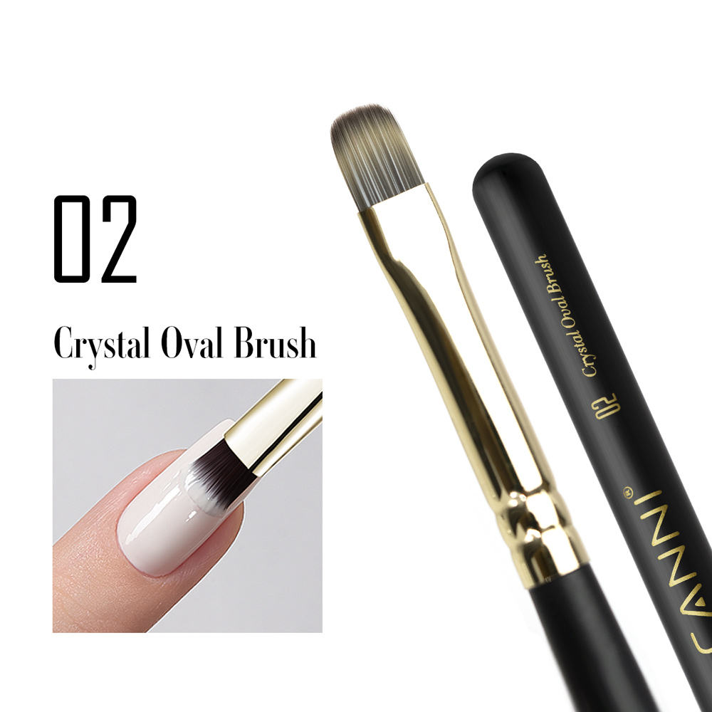 #02 Brosse ovale en cristal