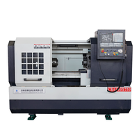 Tour CNC CK6140 de haute précision, 8 stations, mandrin hydraulique, 200 mm, FANUC, à banc incliné, horizontal, simple