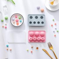 M61839 Moule en silicone pour gâteau de lune au chocolat, forme hockey sur glace, avec couvercle, pour gâteau glacé à la crème fondante en forme de cœur