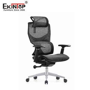   Silla de oficina de malla KT-A669L-YX con reposabrazos 3D ajustables, silla ejecutiva ergonómica negra con ruedas para uso en oficina - Product Image 3