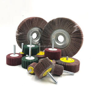 Roue à lamelles montée sur l'arbre en oxyde d'aluminium 25*25*6.35mm pour le meulage des métaux et le disque de meulage des aciers inoxydables - Product Image 1