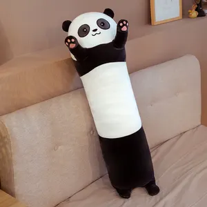 Panda Pluche Lichaam Gooien Kussen Lang Panda Knuffel Dier Kussen, Kawaii Zachte Panda Knuffel Voor Kinderen Kinderen Xmas Geboorte