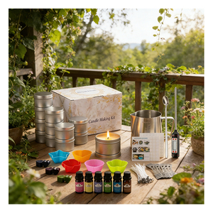 Vela aromática de soja en frasco colorido con tapa blanca, empaque de lujo, colección de temporada, serie de lujo, estilo boutique. - Product Image 5