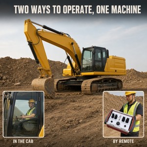 Excavadora Usada de 50 Toneladas, Disponible en Stock, Control Remoto Hidráulico Proporcional Inalámbrico Industrial - Product Image 1