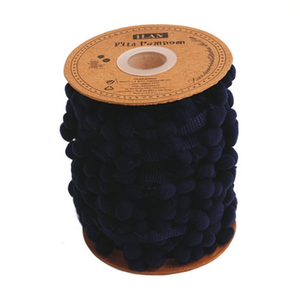 Ruban Pom Pom Ilan de 2,0 cm de large et 1 m de long pour artisanat et décorations de couture - Product Image 1