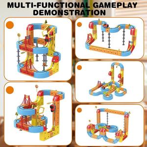 <span class=keywords><strong>Train</strong></span> miniature à attraction magnétique KSF, <span class=keywords><strong>train</strong></span> à grande vitesse, piste magique, plastique ABS, batterie au lithium, jouet éducatif électrique pour enfants - Product Image 6