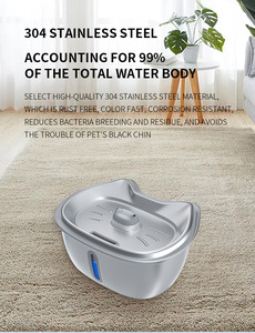 USB Sạc Thông Minh Tự Động Pet Trung Chuyển 3L Mèo Đài Phun Nước Với Bát Thép Kích Thước Lớn Cho Chó Và Mèo Uống - Product Image 5