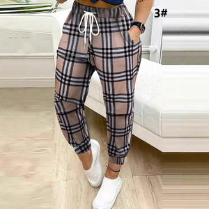 Pantalones Jogger de Mujer Tallas Grandes con Cordón Ajustable, Cintura Alta, Estampados, Casuales, con Puños Elásticos, Estilo Urbano, para Dropshipping en Shopify - Product Image 4
