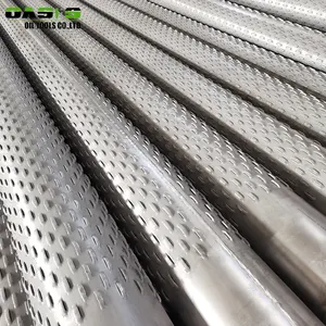 Longitudinally Welded Stainless Steel bridge slotted well screens made in China