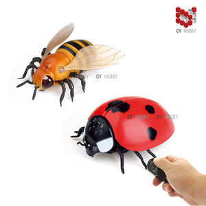Control Remoto Eléctrico de Plástico Infrarrojo de 2 Canales con Función de Sígueme, Alcance de 10 m, Rojo/Amarillo para Abejas, Juguetes de Mariquita de Siete Puntos - Product Image 3