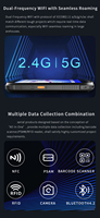 Android PDA Handheld UHF RFID Reader Writer 2D Barcode Scanner 860-960MHz UHF Scanner 15m Long Range EPC C1G2 4 + 64GB BX6100