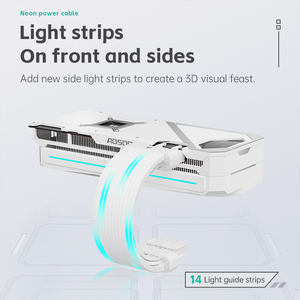 Câble d'<span class=keywords><strong>alimentation</strong></span> COOLMOON Meteor ARGB Neon Line pour <span class=keywords><strong>carte</strong></span> <span class=keywords><strong>graphique</strong></span> d'ordinateur, connecteur de <span class=keywords><strong>carte</strong></span> mère <span class=keywords><strong>8</strong></span>/16 <span class=keywords><strong>broches</strong></span>, connecteur 24 <span class=keywords><strong>broches</strong></span>, extension de lumière incandescente - Product Image 3