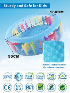 बच्चों के लिए थोक inflatable कुडी पूल के ऊपर परिवार के लिए ग्राउंड स्विमिंग पूल के ऊपर उड़ती है - Product Image 3