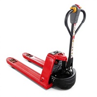 Transpalette électrique au lithium TOSO 2 tonnes 48V/15Ah avec pneus en PU, longueur de fourche 1150 mm, déplaceur latéral électrique pour la manutention en entrepôt