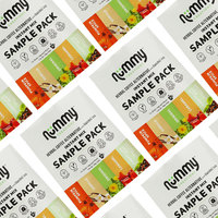 Sachet plastique étanche imprimé personnalisé pour thé, café, chaleur, plat, trois côtés, paquet d'échantillon, mini petit sachet, emballage
