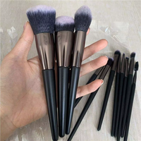 YDINI 11 pièces fond de teint lâche puissance cosmétique faire des pinceaux outil visage joue Contour fard à joues nez poudre Blush pour maquillage