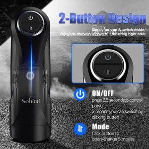 S-HANDE người đàn ông quan hệ tình dục đồ chơi máy hút rung nam masturbator 5 lực đẩy và nữ chế độ giọng nói nam stroker masturbator công cụ - Product Image 5