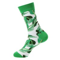 Chaussettes habillées unisexe en jacquard à motif personnalisé, en coton de haute qualité, fantaisie, décontractées, tendance, de créateur, pour la vente en gros