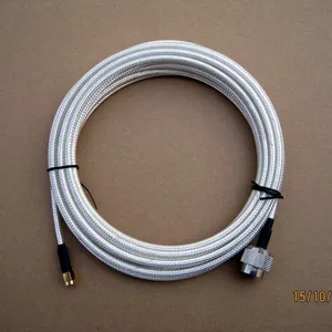 Özelleştirilmiş uzunluk RF kablo tertibatı N tipi erkek RP-SMA erkek RG400 kablo