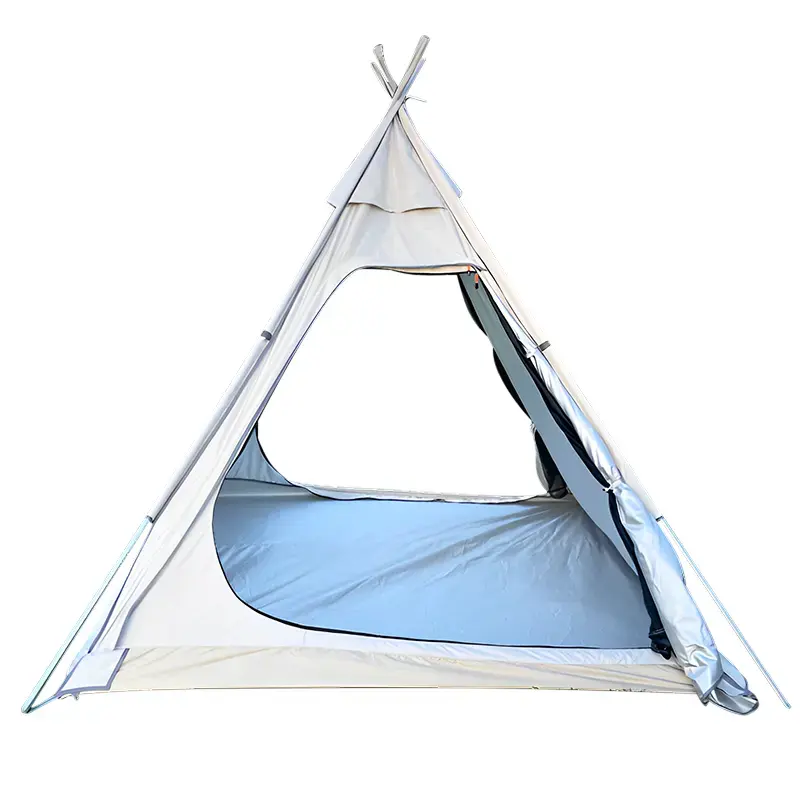 Gute Qualität Custom ized Logo Indisches Zelt Outdoor Portable Thicken Wind proof Folding Sun shade Camping Zelt Wandern
