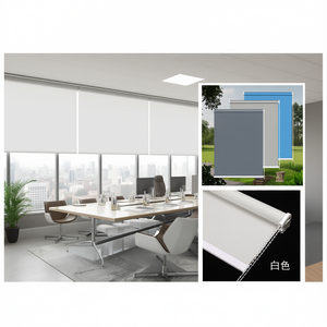 ม่านม้วนสีพื้น Erpsl ขนาด 150x180 ซม. สีขาว สำหรับใช้ในสำนักงานและที่บ้าน - Product Image 3