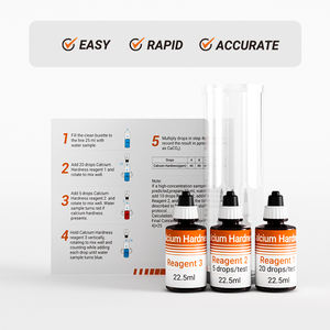 Fábrica de venda direta cálcio dureza teste kit reagente 0-1000 mg/l para fresco/sal/lagoa água aquário uso com fácil operação - Product Image 6