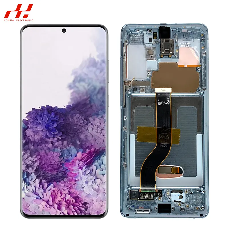 S20+ Mobile Phone LCD For Samsung S20 Plus G986B/DS G985F LCD Display Touch Screen Digitizer Panel Assembly Replacement Parts