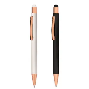 Bolígrafo de clip SK20 G-RG, merchandising personalizado - Product Image 1