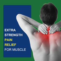 Patch de refroidissement de la douleur musculaire près de l'épaule de fournisseur chaud utilisé pour la tension musculaire dans le cou soulager la douleur patch thérapie longue durée