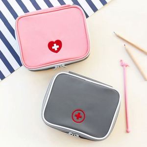 Travel Storage First Aid Kit Small Medicine Bag Storage Medical Insulated Bag <b>Ice</b> Bag <b>Cooler</b> Travel Oxford Cloth Medical <b>Box</b> - Product Image 1