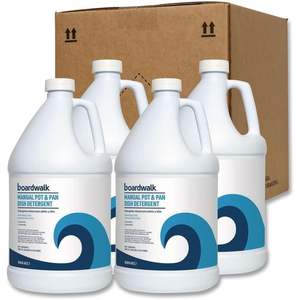 Detergente manual para platos con aroma a brisa fresca de 1 galón para ollas y sartenes (4/caja) - Product Image 3