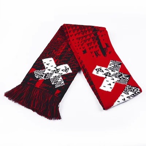 فريق رياضي من الأكريليك المحبوك المنسوج بجودة عالية حسب الطلب ، وشاح تذكاري شتوي لمحبي كرة القدم - Product Image 4