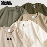Großhandel 100% Baumwolle Herren Oversize T-Shirt Übergröße Große Größen Locker Sitzend mit Kragen Individuelles Logo-Druck Siebdruck Einfarbig