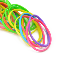 Bandas Elásticas de Goma Suaves y de Alta Elasticidad en Seis Colores, Duraderas y Resistentes, Ideales para Oficina, Venta al Por Mayor