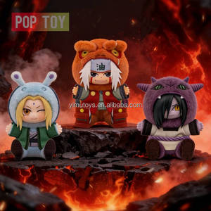 Nar Utoo Cute Beast Sitting Party V2 Series Blind Box Vinyl Face Keychain Mystery Box <span class=keywords><strong>Anime</strong></span> Decora Gift - Product Image 4