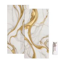 Dalles de porcelaine grand format de luxe, design moderne, aspect brique, antidérapantes et résistantes à l'usure pour la décoration murale et de sol de villas et hôtels